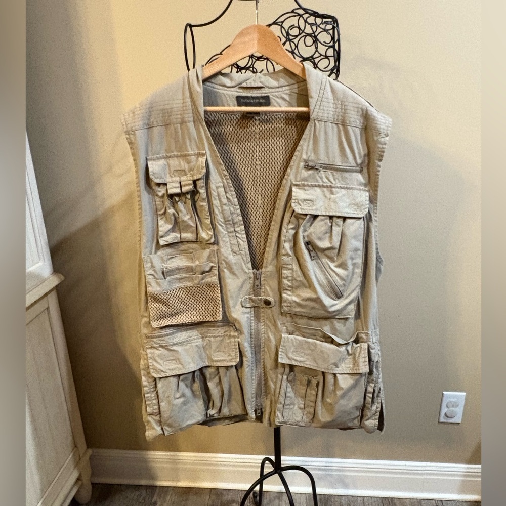 Vtg.Y2K Gorpcore Utility 26 Multi-Pocket Fishing Hunting Streetwear Safari Vest